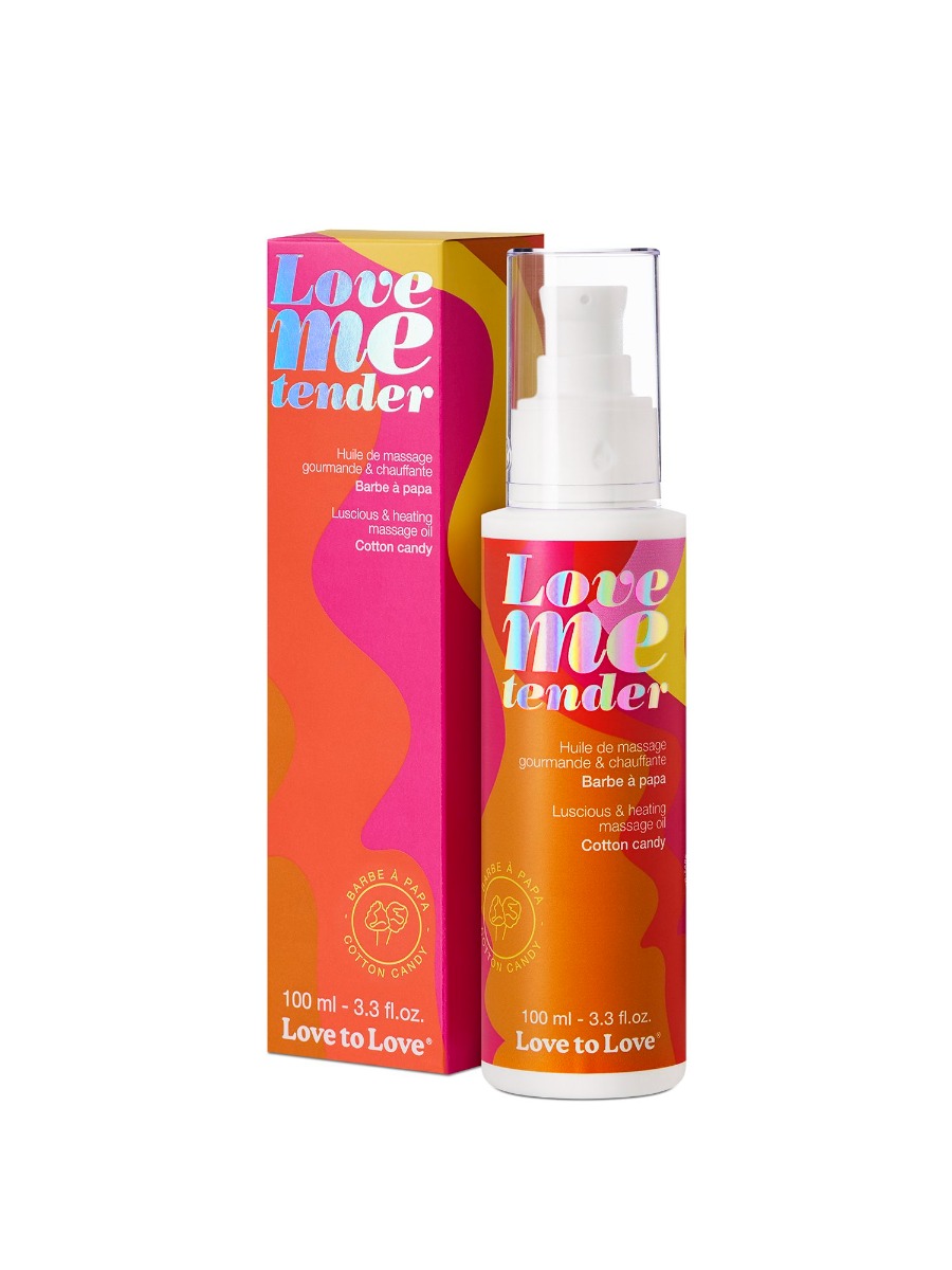 Huile de massage Love Me Tender barbe à papa 100 ml