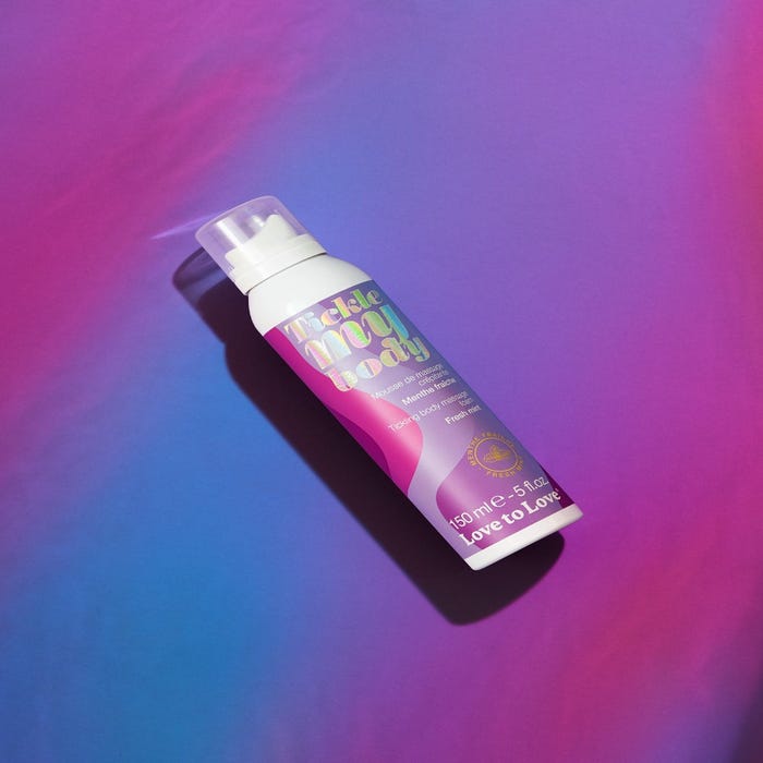Mousse de massage Tickle My Body menthe 150 ml