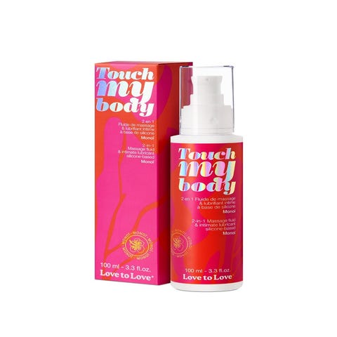 Fluide de Massage et Lubrifiant Touch My Body Monoï