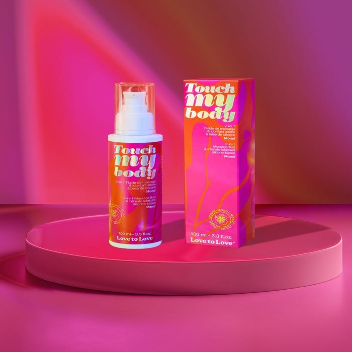 Massage et lubrifiant Touch My Body monoï 100 ml
