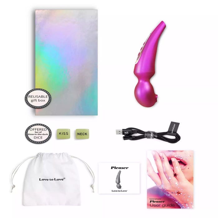 Vibromasseur wand Pleaser rose