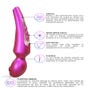 Vibromasseur wand Pleaser rose