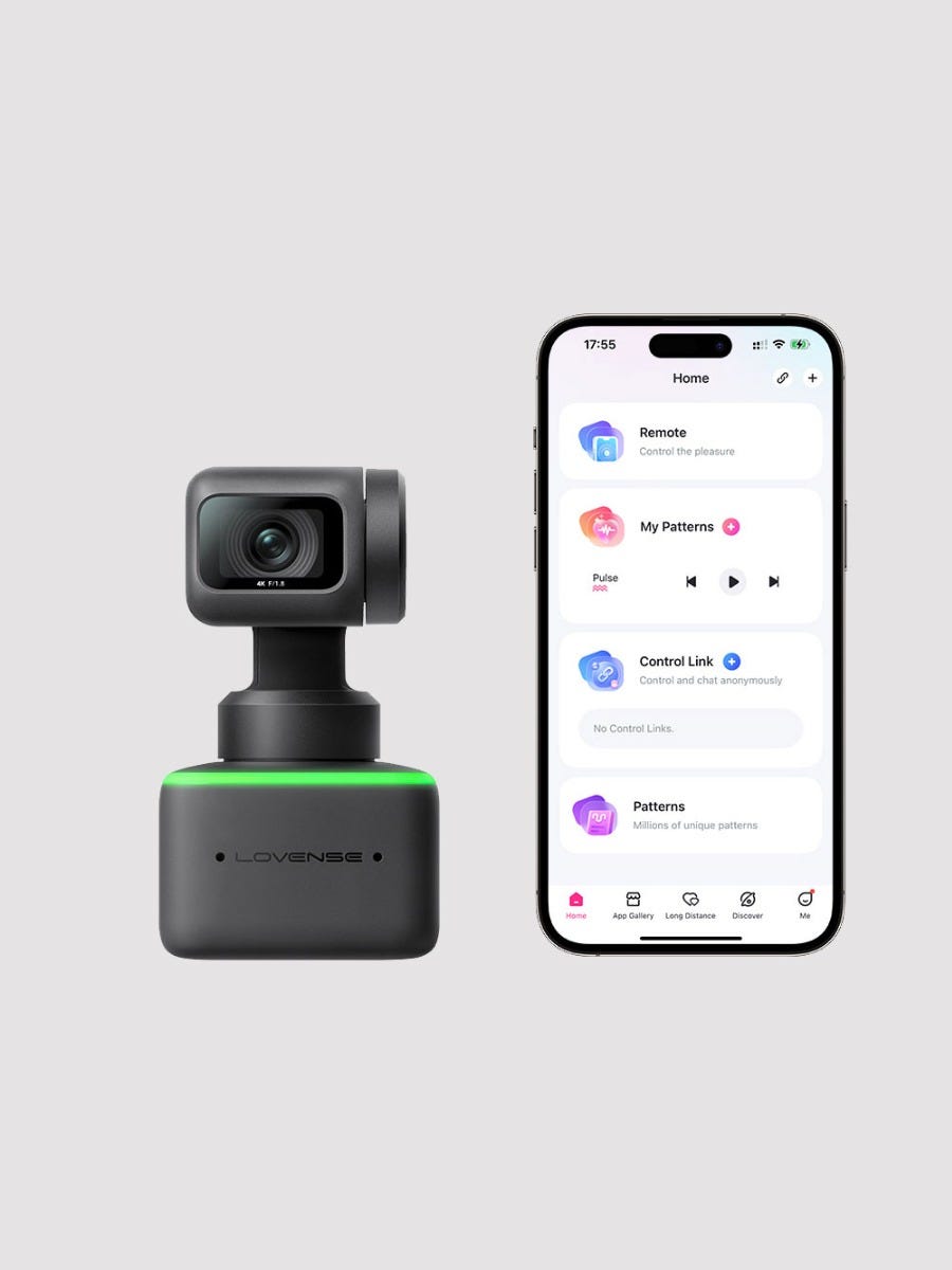 Webcam connectée AI 4K Lovense main product photo