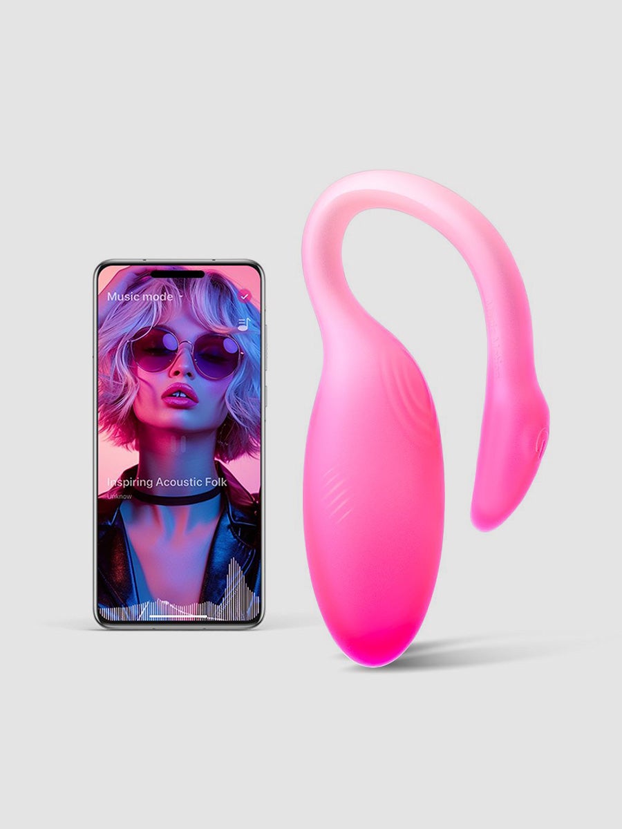 Oeuf vibrant connecté Flamingo Max rose