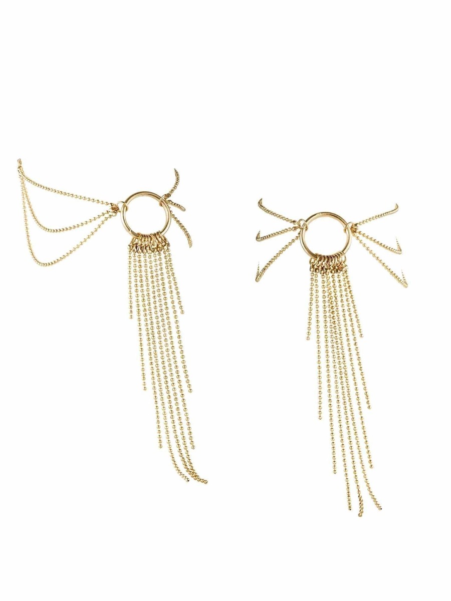 Bijoux de chevilles en chaînettes métalliques Magnifique main product photo