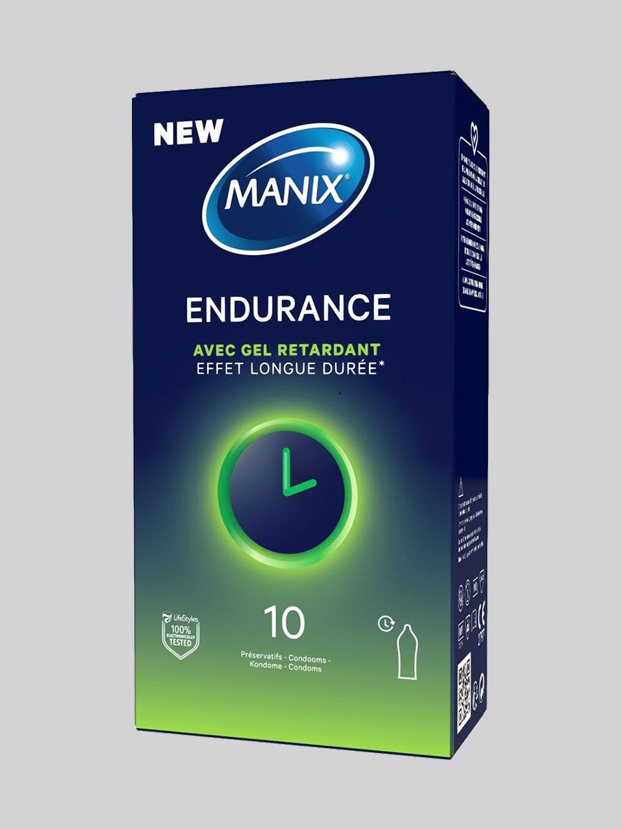Préservatif retardant Manix Endurance boîte de 10