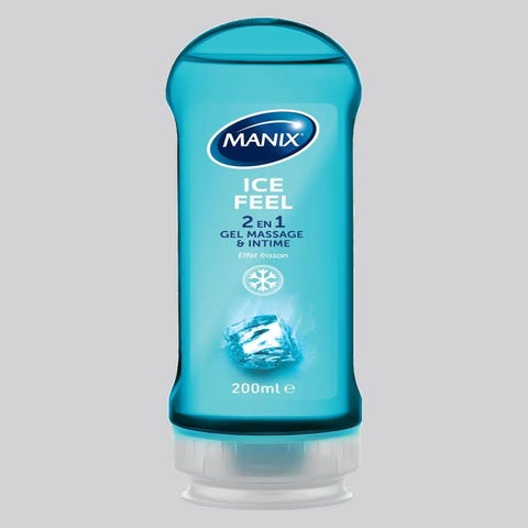 Gel intime et massage 2 en 1 Manix Ice Feel 200 ml