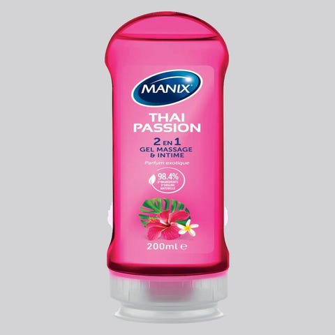 Gel intime et massage 2 en 1 Manix Thai Passion 200 ml