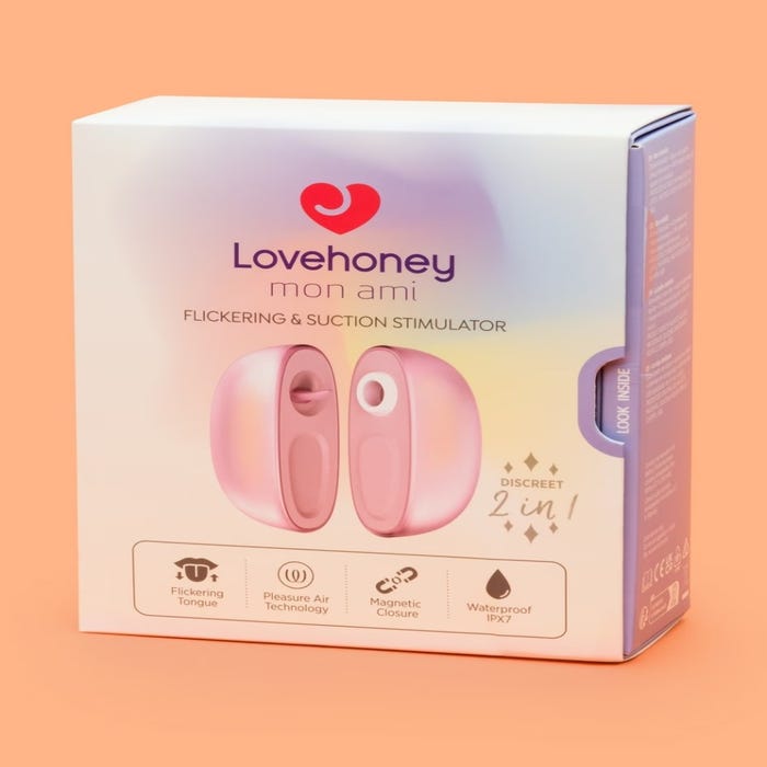 Lovehoney Stimulateur clitoridien 2-en-1 Mon Ami Duo Compact