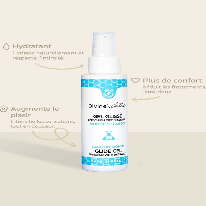 Gel glisse monoï bio 100 ml