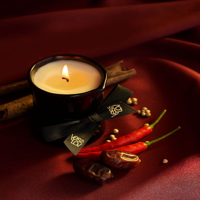 Bougie de massage au parfum affolant