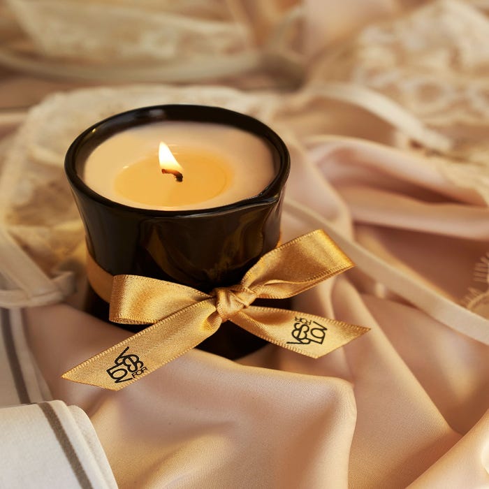 Bougie de massage au parfum enivrant