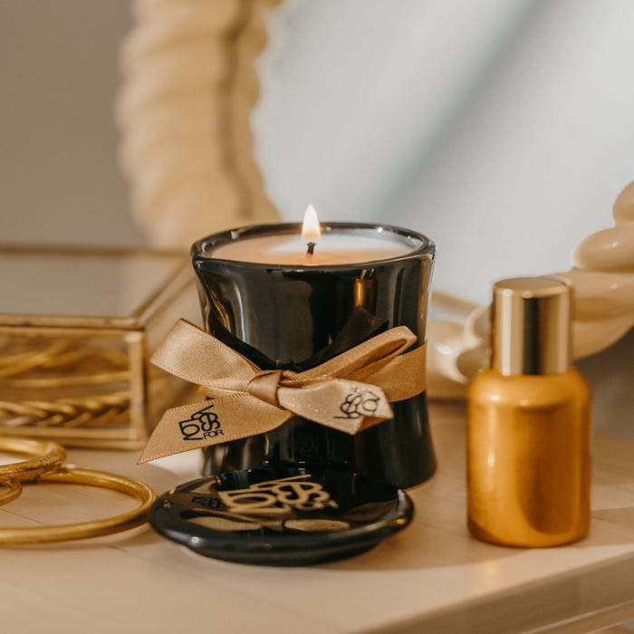 Bougie de massage au parfum enivrant