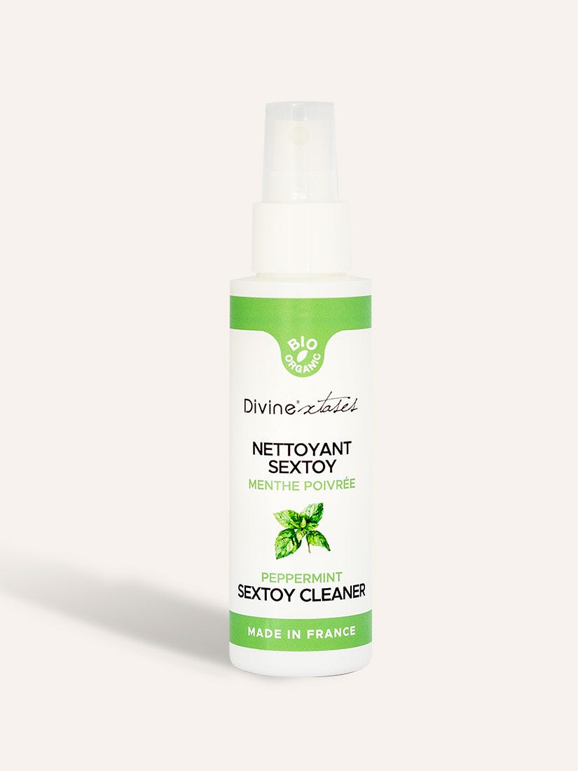 Nettoyant sextoy menthe poivrée bio 100 ml main product photo