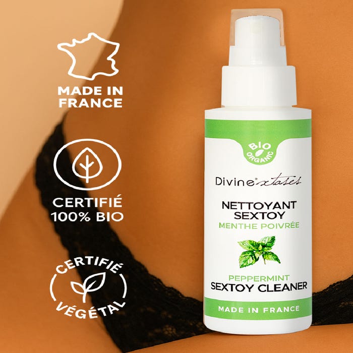 Nettoyant sextoy menthe poivrée bio 100 ml