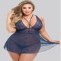Nuisette babydoll Late Night Liaison bleu GT