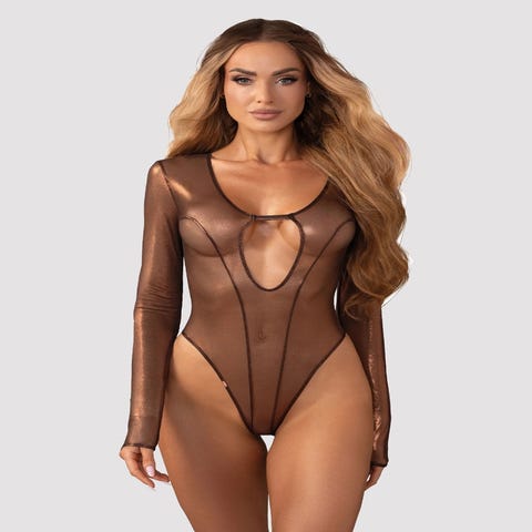 Body manches longues scintillant Soranna