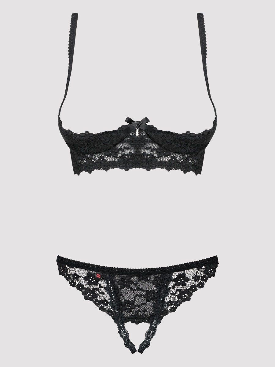 Ensemble 2 pièces ouvert Letica noir