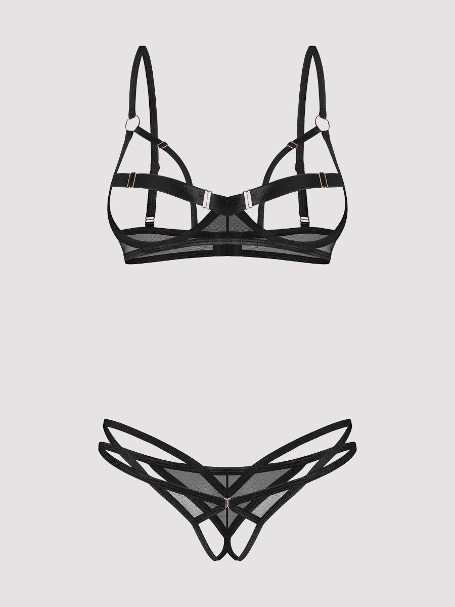 Ensemble 2 pièces ouvert Euridia noir