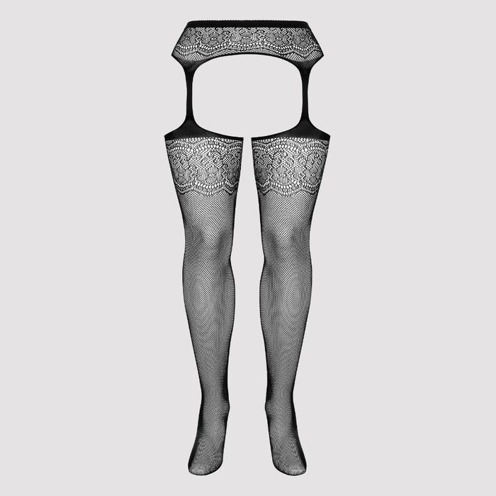 Bas porte-jarretelles S207 noir