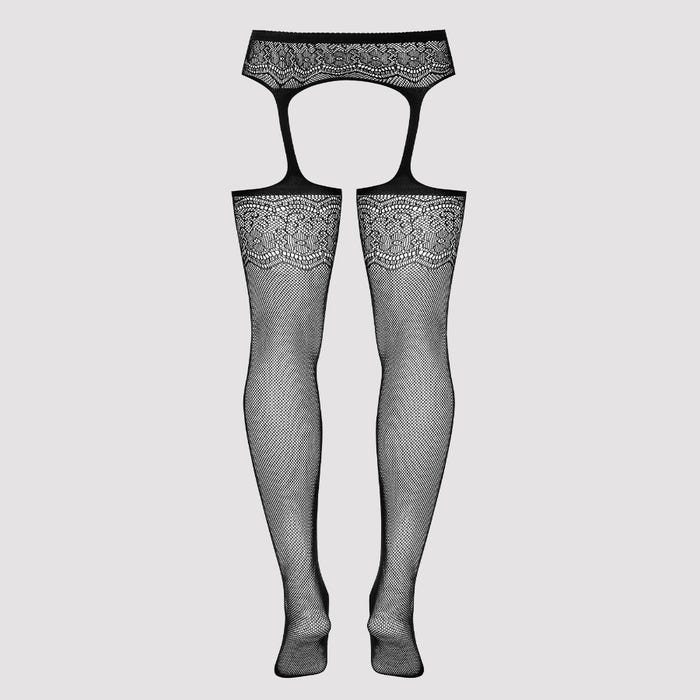 Bas porte-jarretelles S207 noir