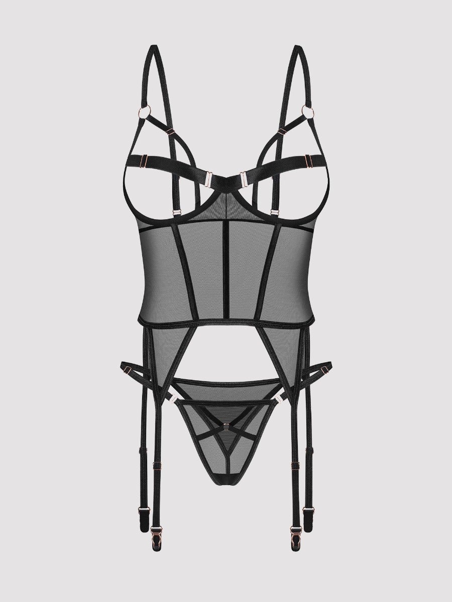 Guêpière Euridia noir XS/S 7