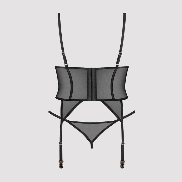 Guêpière Euridia noir