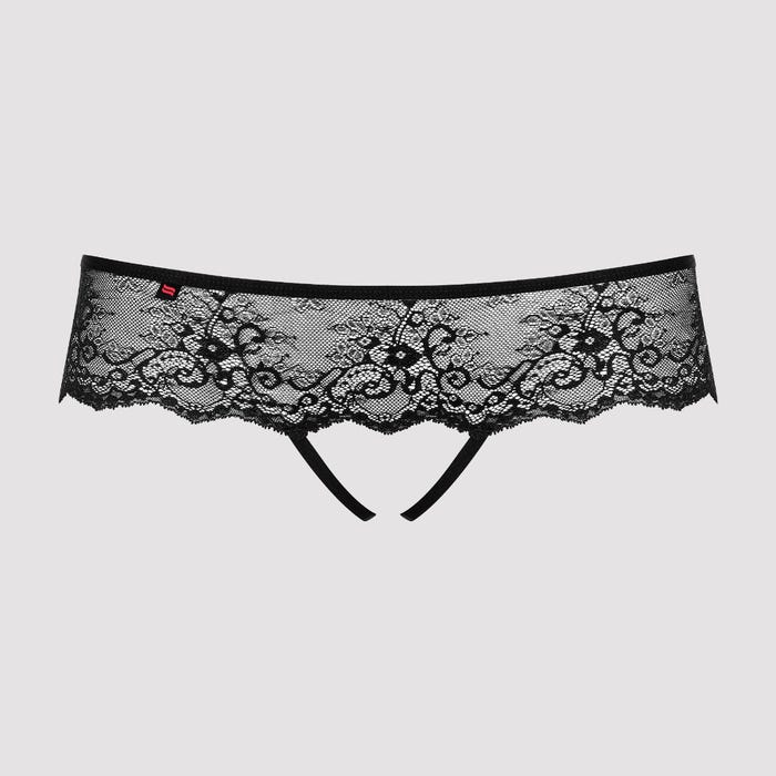 Tanga ouvert Merossa noir