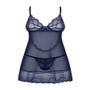 Nuisette et string Nightly Blue