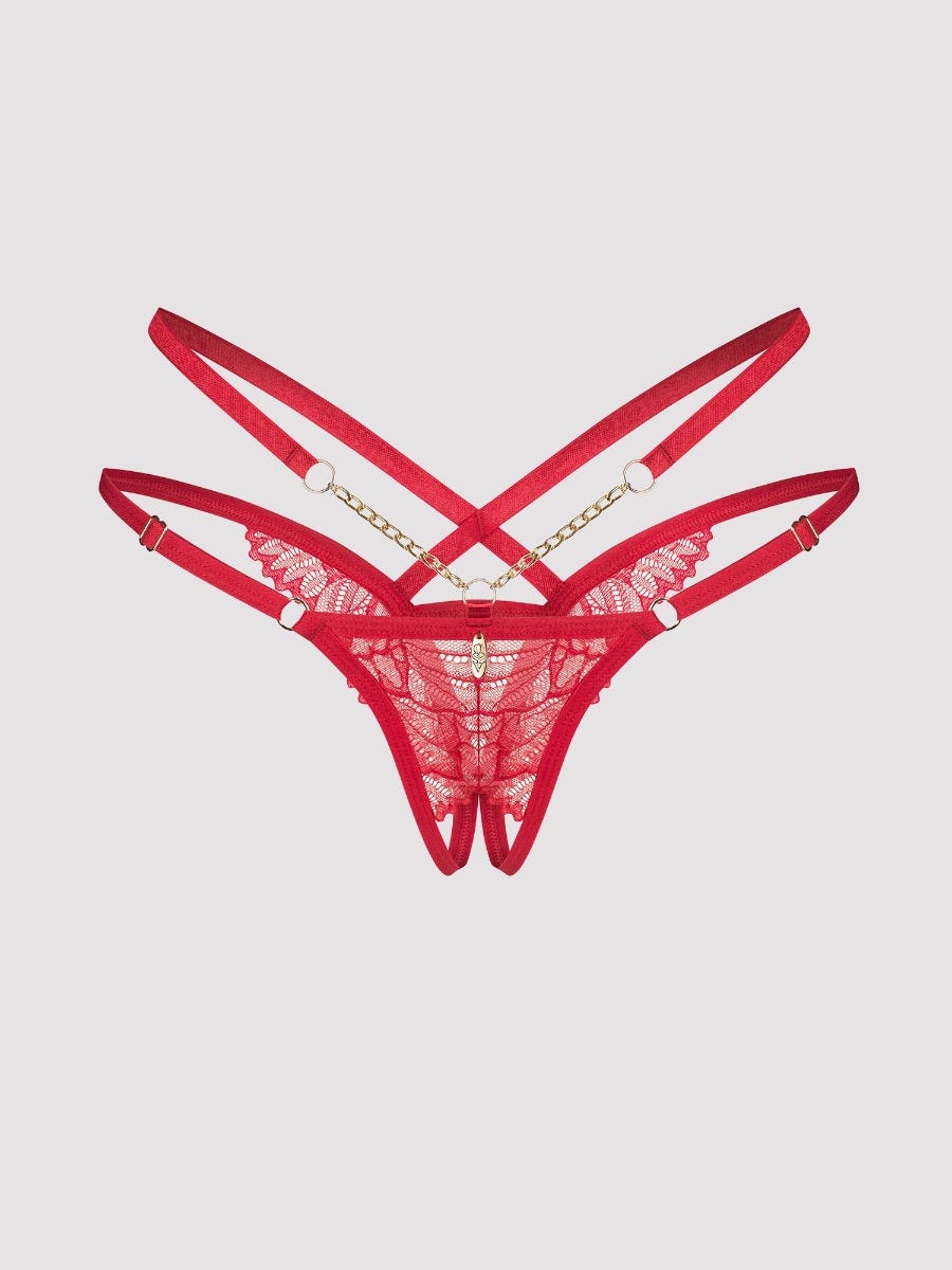 String ouvert Matildea rouge main product photo