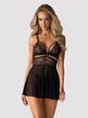 Nuisette Babydoll 838-BAB-1 Noire