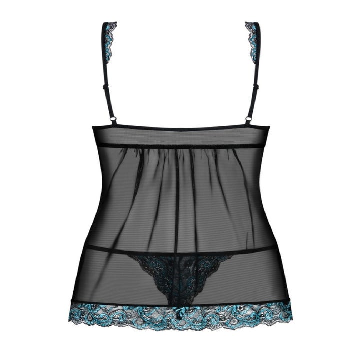 Nuisette babydoll Amanta noir