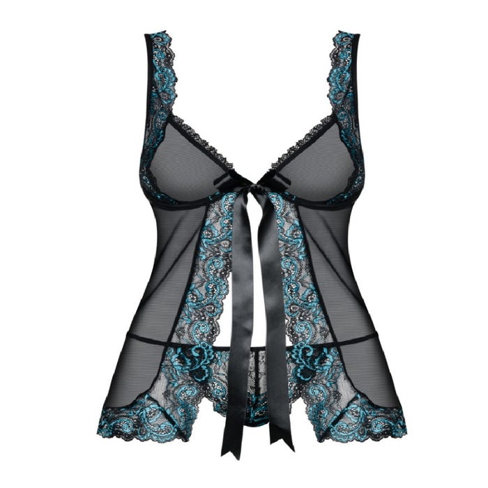 Nuisette babydoll Amanta noir