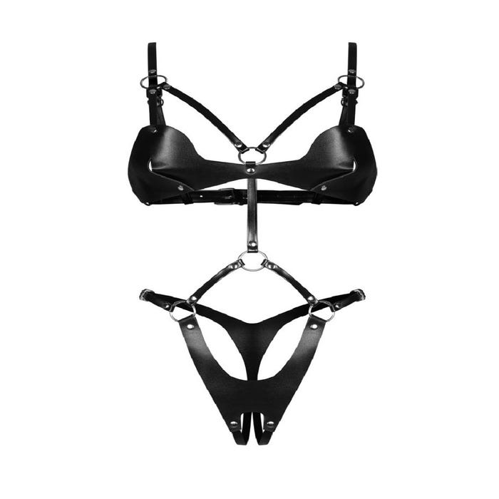 Body harnais ouvert Dame Controle