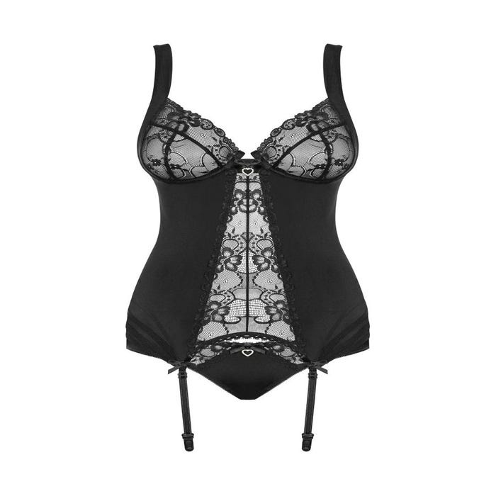 Guêpière Heartina Noire