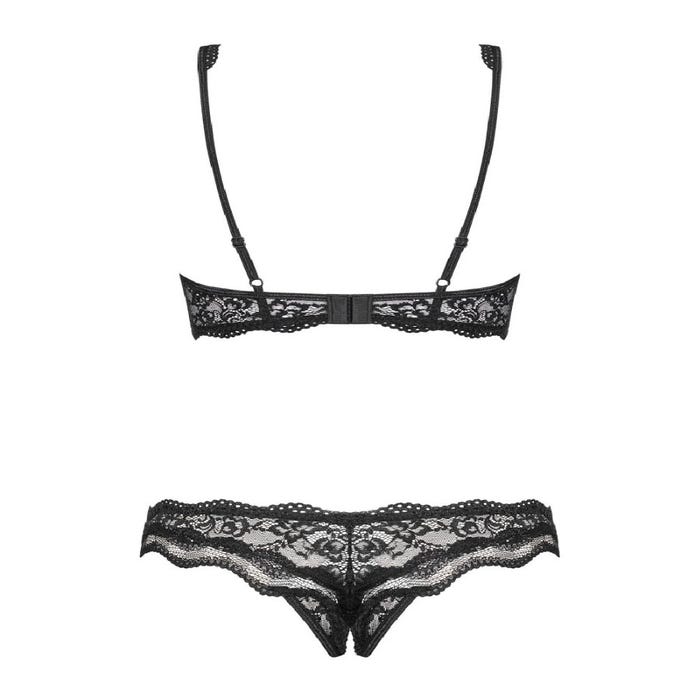 Ensemble 2 Pièces Ouvert Luvae Noir