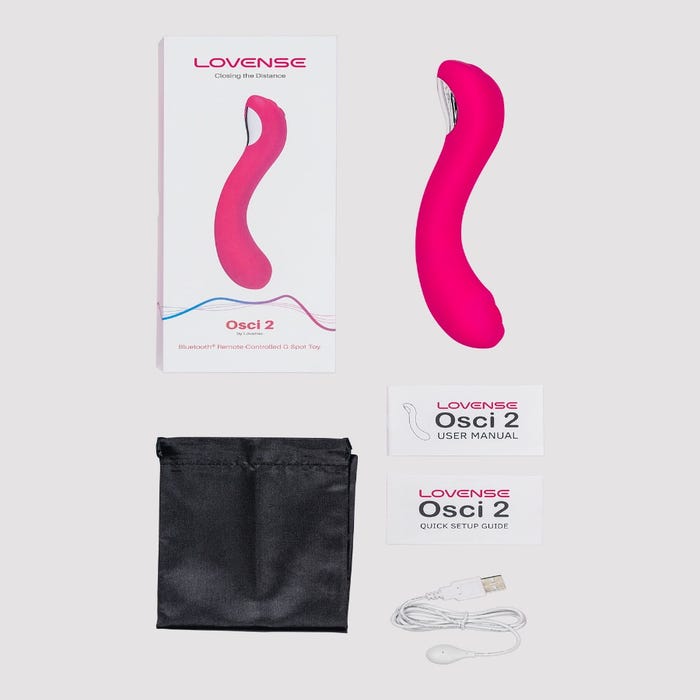 Vibromasseur point G connecté Lovense Osci 2