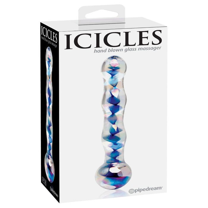 Dildo en verre Icicles No. 8