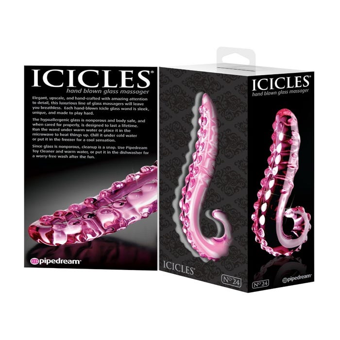 Dildo en verre Icicles No. 24