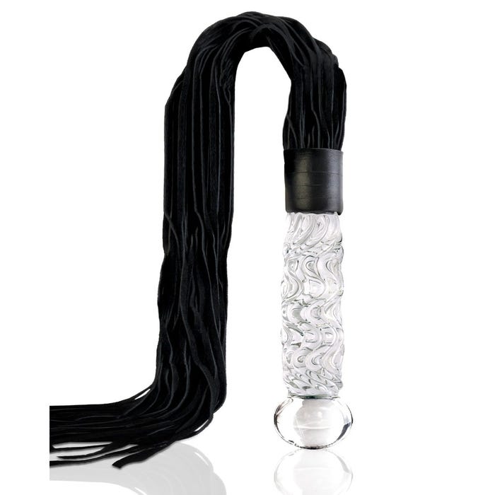Dildo en verre et martinet Icicles No. 38