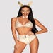 Costume 4 Pièces Lapine Neo Goldes