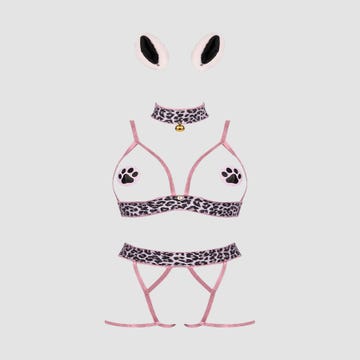 Costume Catriny Léopard Rose