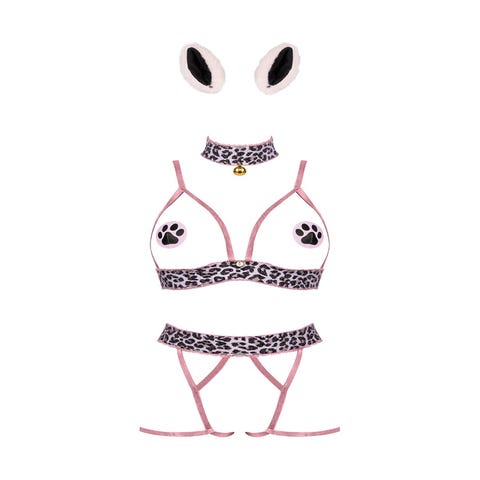 Costume Catriny Léopard Rose