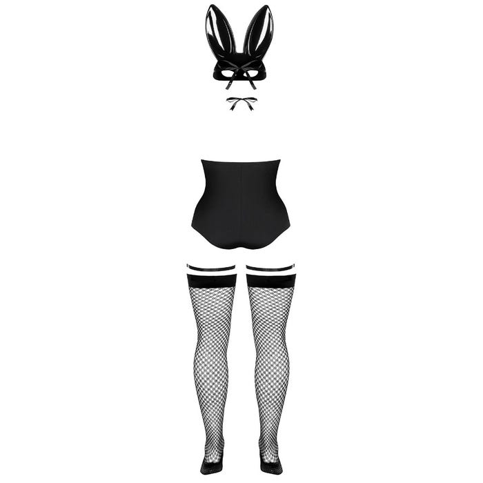 Costume Bunny 4 Pièces Noir