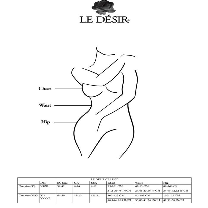 Combinaison ouverte résille et dentelle DES026 noir