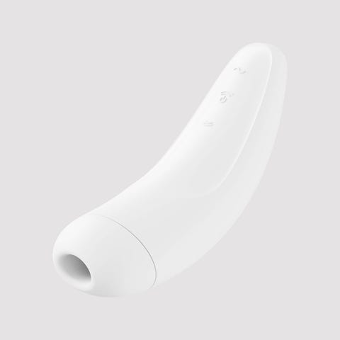 Satisfyer Curvy 2 stimulateur clitoridien connecté blanc