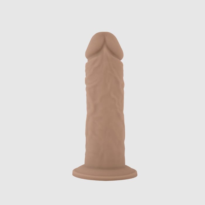 Gode ventouse réaliste Liquid Silicone 20,3 cm Model 2