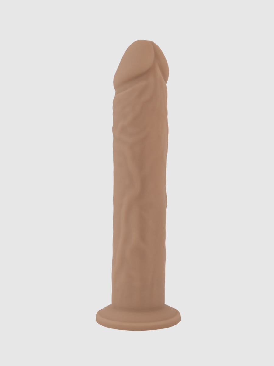 Gode ventouse réaliste Liquid Silicone 22,9 cm Model 2