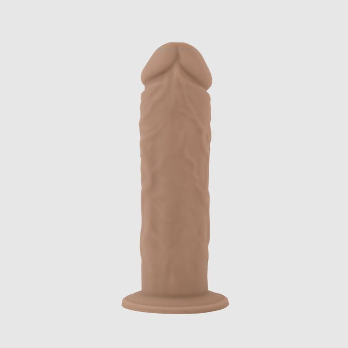 Gode ventouse réaliste Liquid Silicone 22,9 cm Model 2