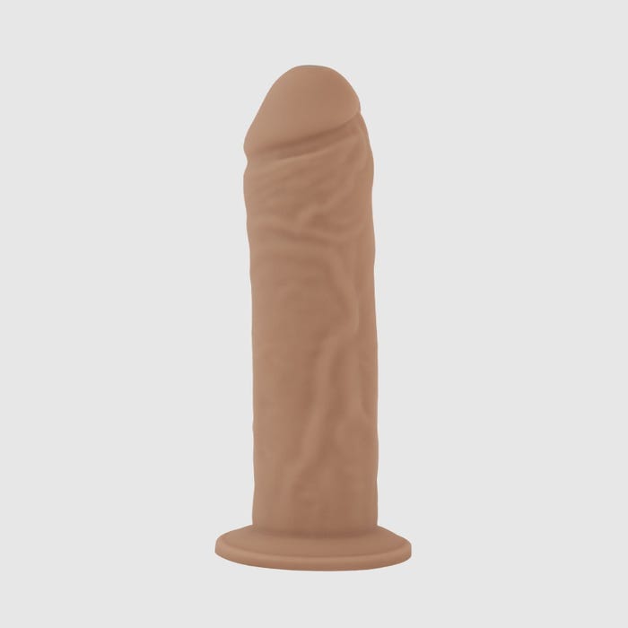 Gode ventouse réaliste Liquid Silicone 22,9 cm Model 2